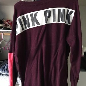 PINK Long Sleeve Pullover